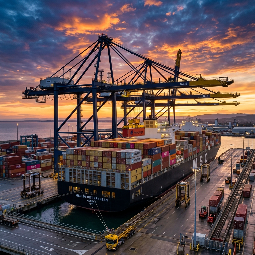 Direct Home Delivery (DHD) ocean container terminal port operations